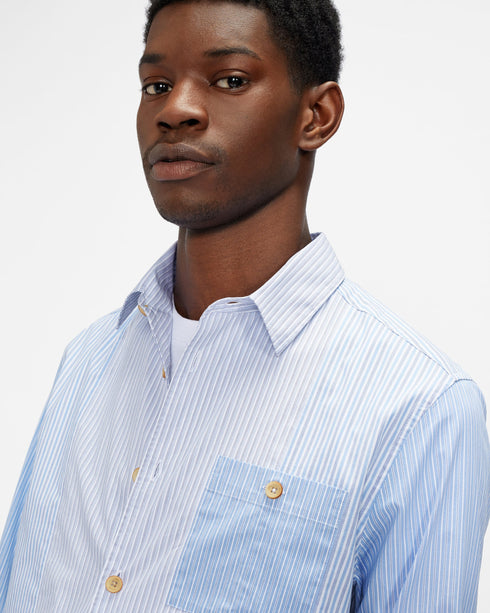 <P>Ls Mix Stripe Shirt</P>